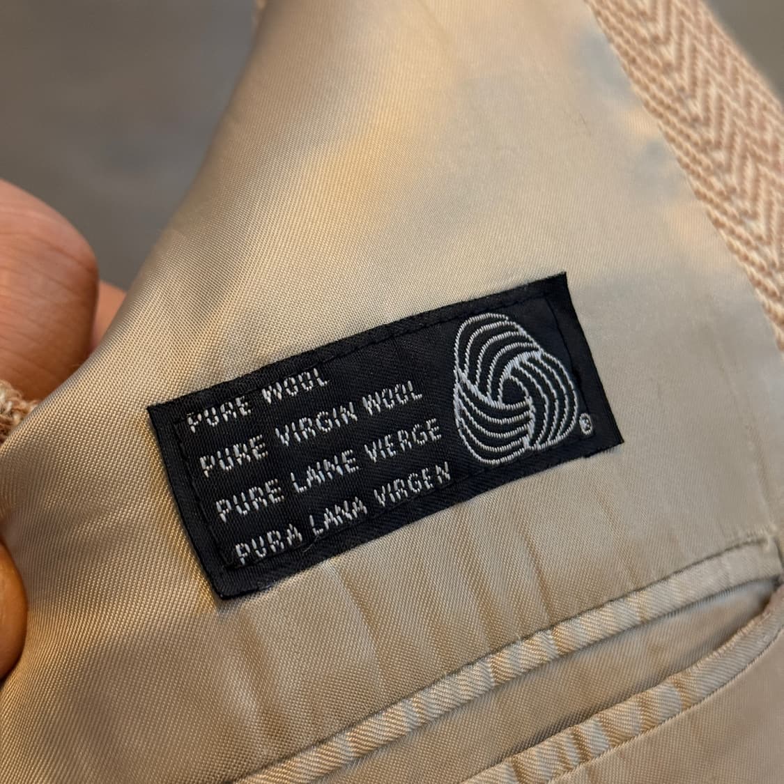 80 90S 폴로 유니버시티 클럽 라인 해링본 블레이저자켓 상품이미지9