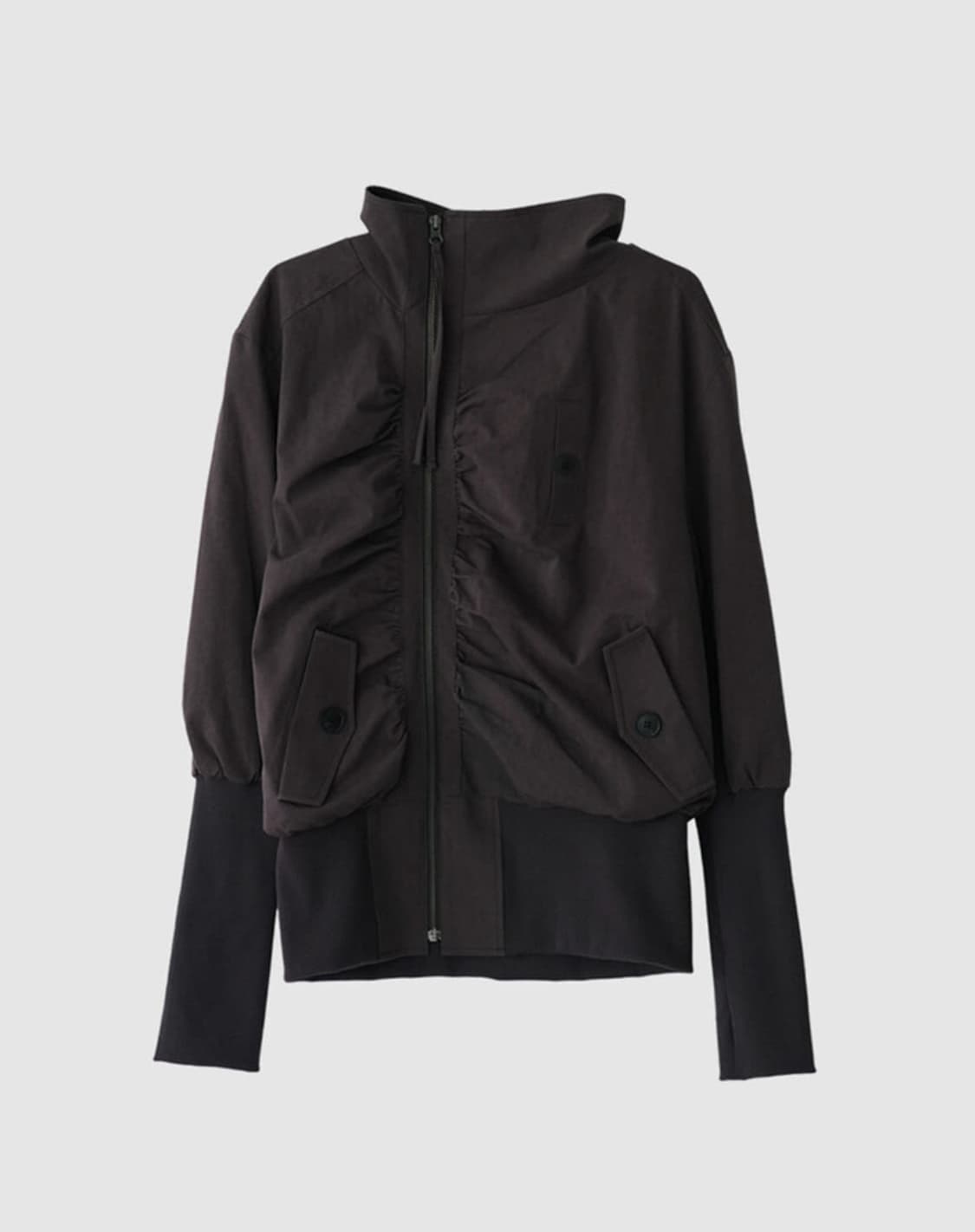 구매)인앤양인하모니 셔링 자켓 퍼플 상품이미지3