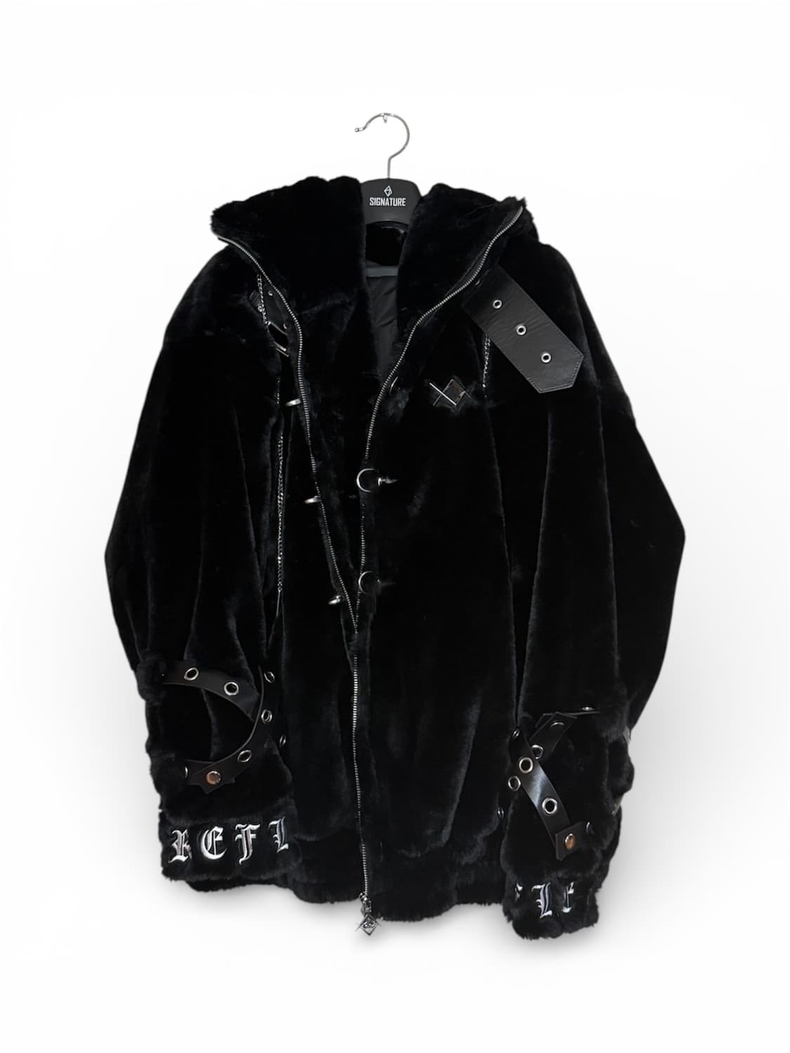 REFLEM Bomber Fur Jacket 상품이미지2