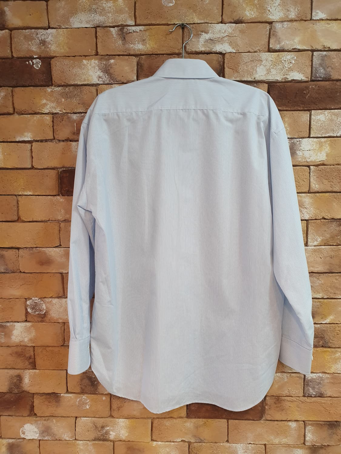 상태최상)GROVE 블루 스트라이프 셔츠 상품이미지2