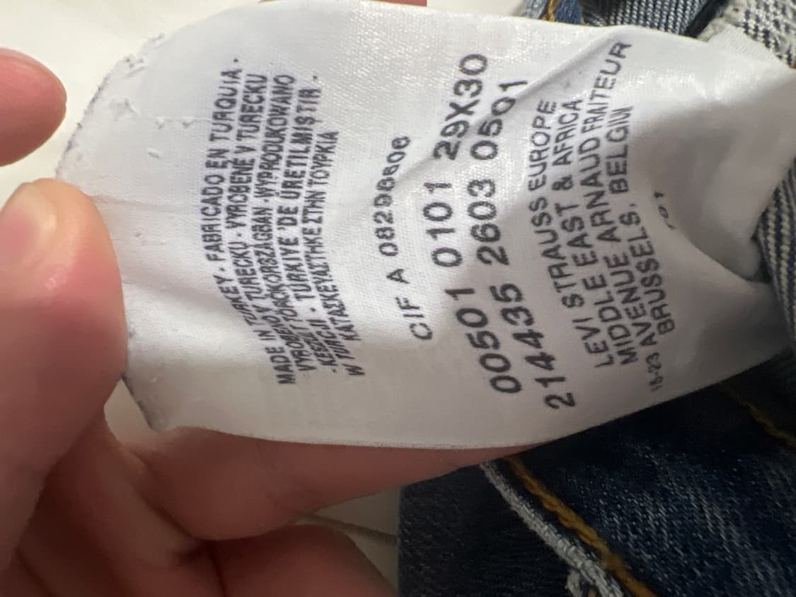 유럽판 리바이스 501 빈티지 상품이미지3