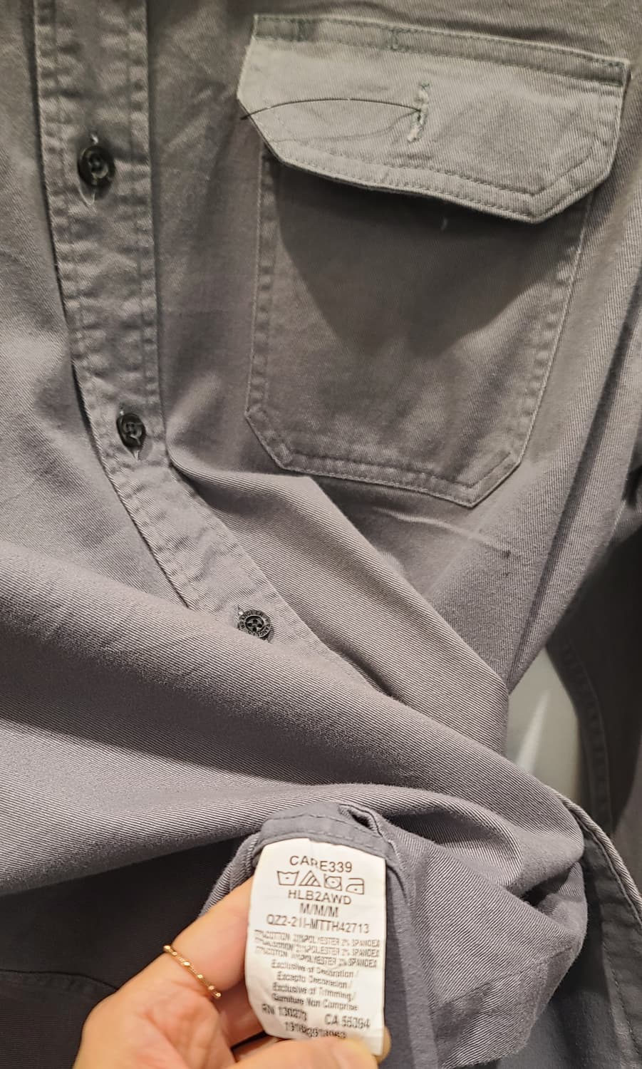 랭글러 포켓 셔츠  상품이미지4