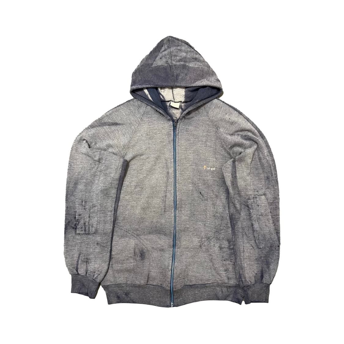 빈티지 Blank Sunfaded Zip Hoodie 상품이미지1