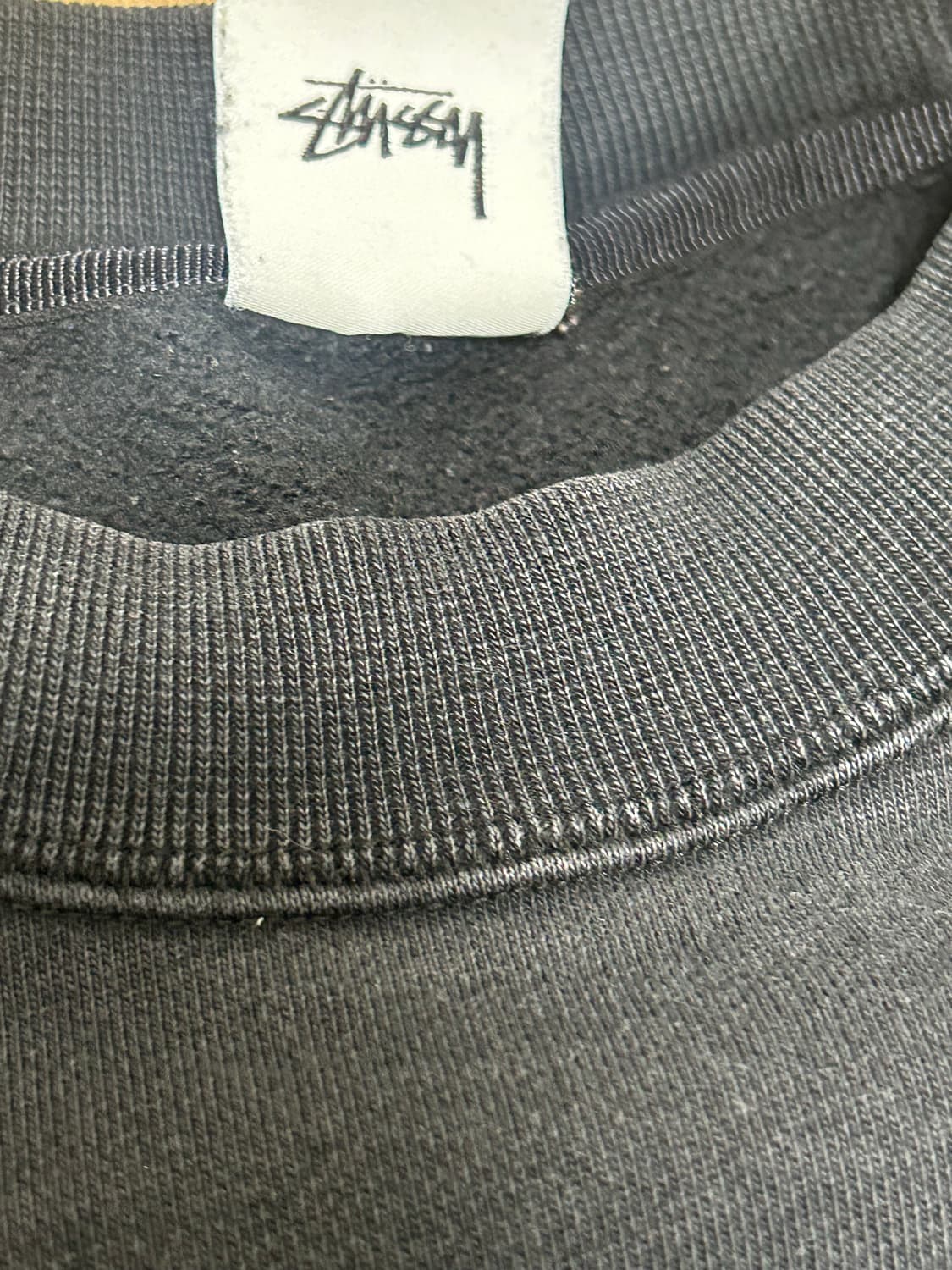 나이키 스투시 NRG 워시드 블랙 플리스 맨투맨 상품이미지6