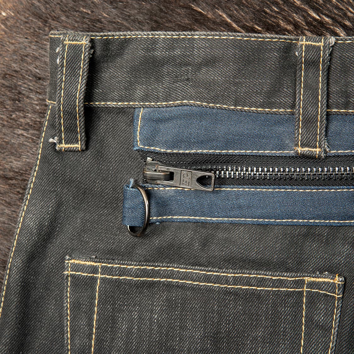 [30] 00s~ 에이프릴 77 x 나노 유니버스 지퍼 디테일 데님팬츠  상품이미지4