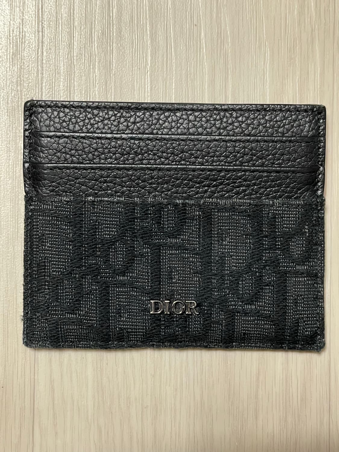 디올 오블리크 카드지갑 블랙 풀구성품 상품이미지2