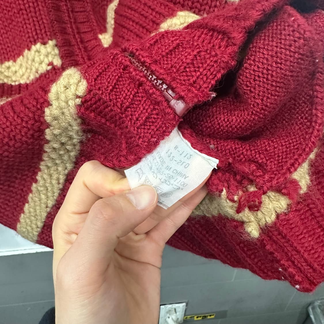 맥그리거 니트 집업 상품이미지4