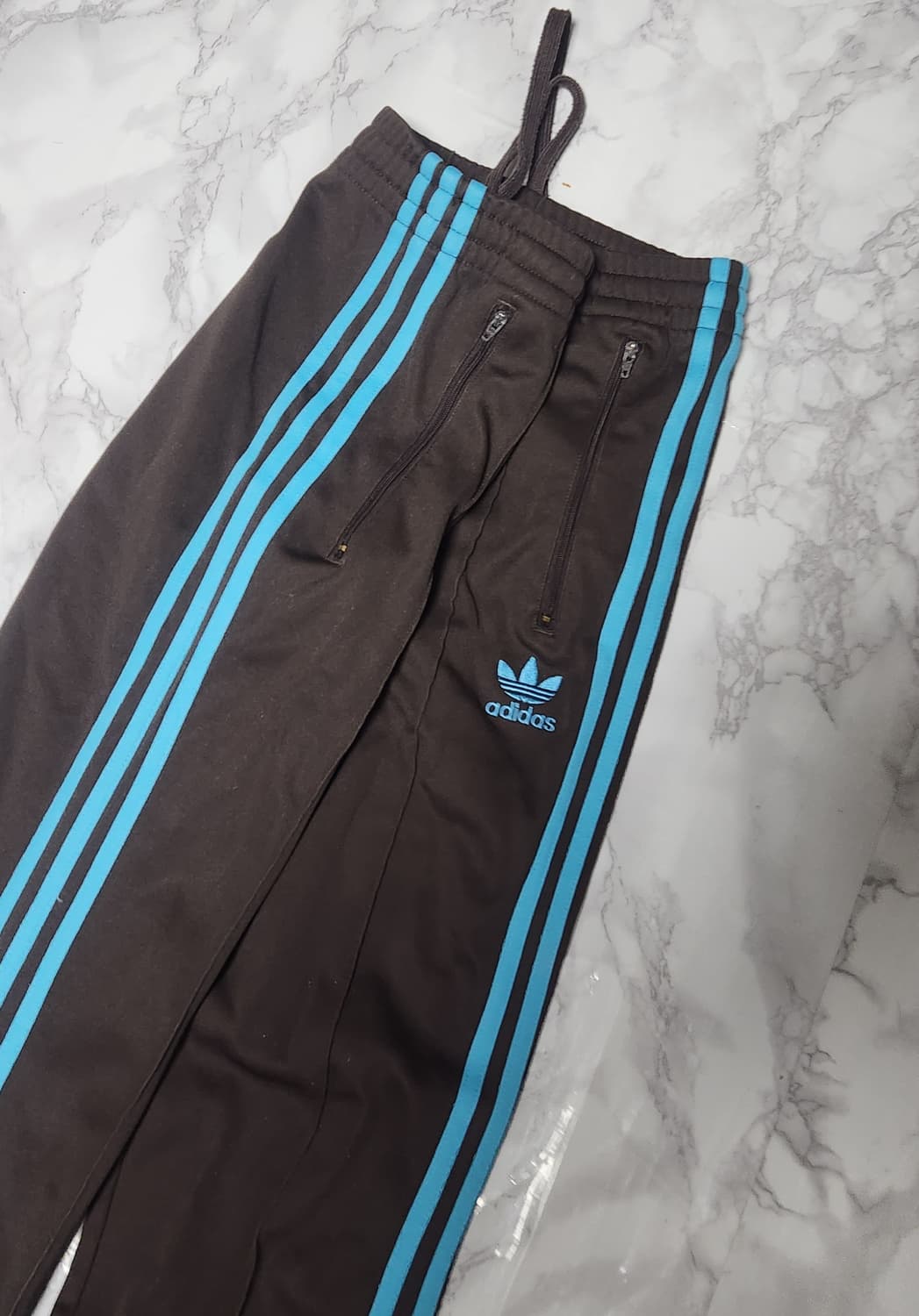 아디다스 삼선 브라운민트 트레이닝 져지 세트 자켓 바지 상품이미지7
