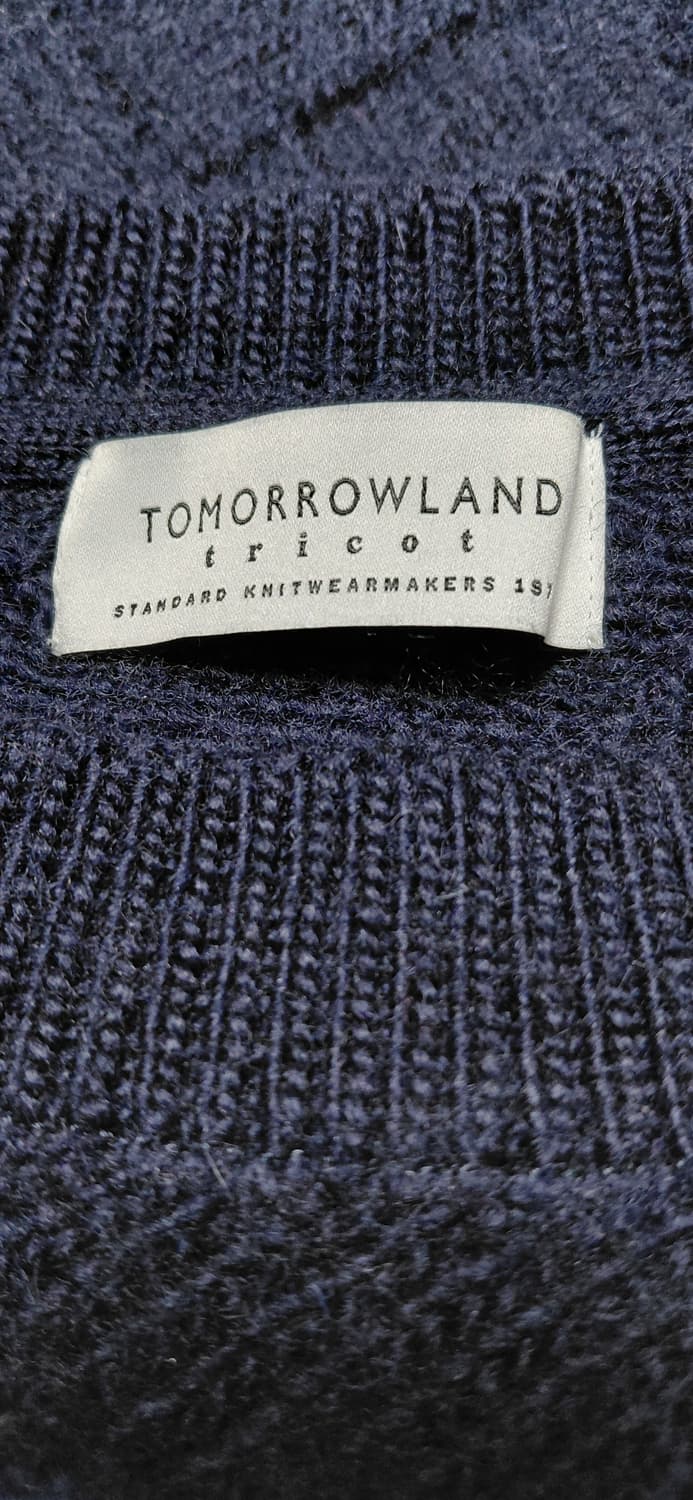 TOMORROWLAND 투모로우랜드 네이비 버튼 니트 M (무료배송) 상품이미지6