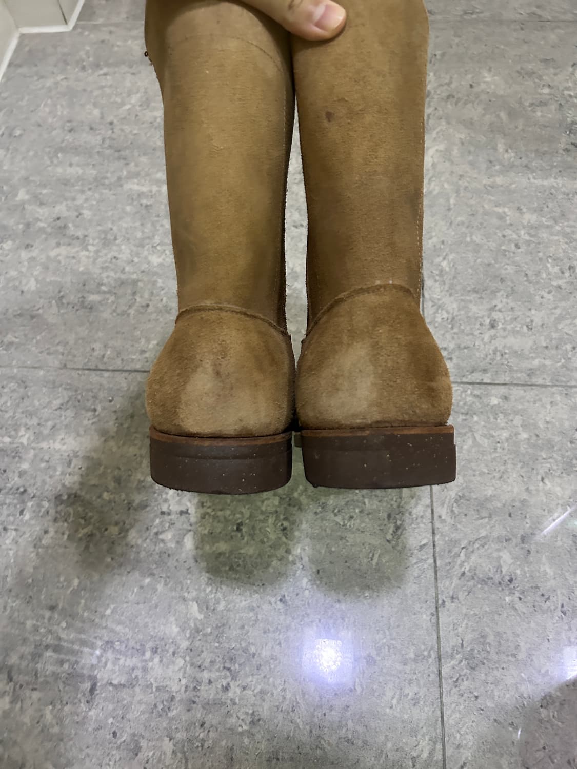 [285] 저스틴 러프아웃 스웨이드 웨스턴 카우보이 부츠 상품이미지6