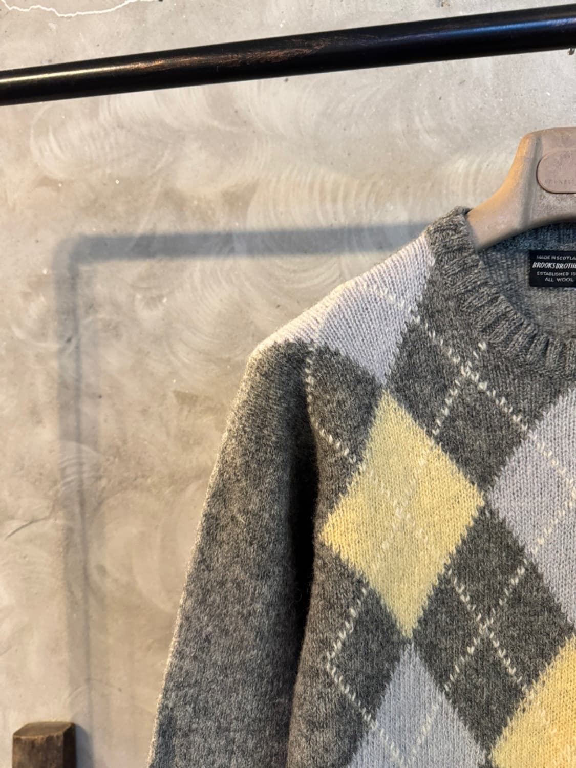 브룩스 브라더스 아가일 니트 66~77 상품이미지3