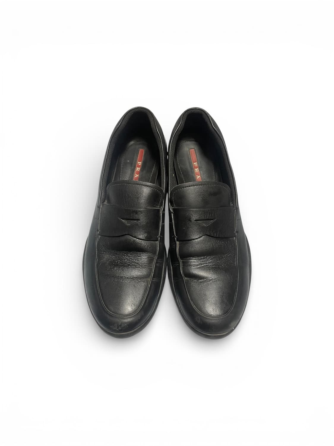 280) 프라다 스포츠 리네아 로사 클래식 레더 로고 로퍼 상품이미지1