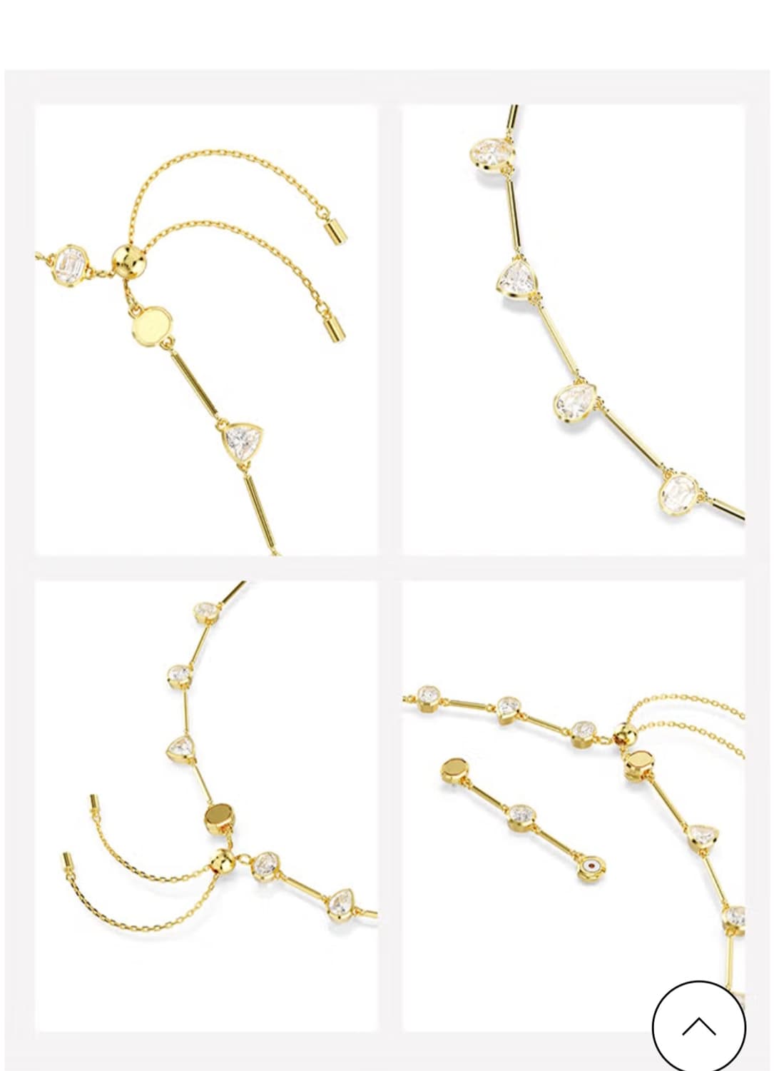 정가60만~새제품)스와로브스키 르세라핌 림버목걸이+팔찌 멀티스타일 정품 상품이미지3