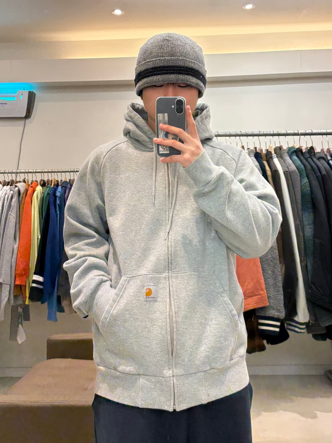 칼하트 wip 후드집업 상품이미지5