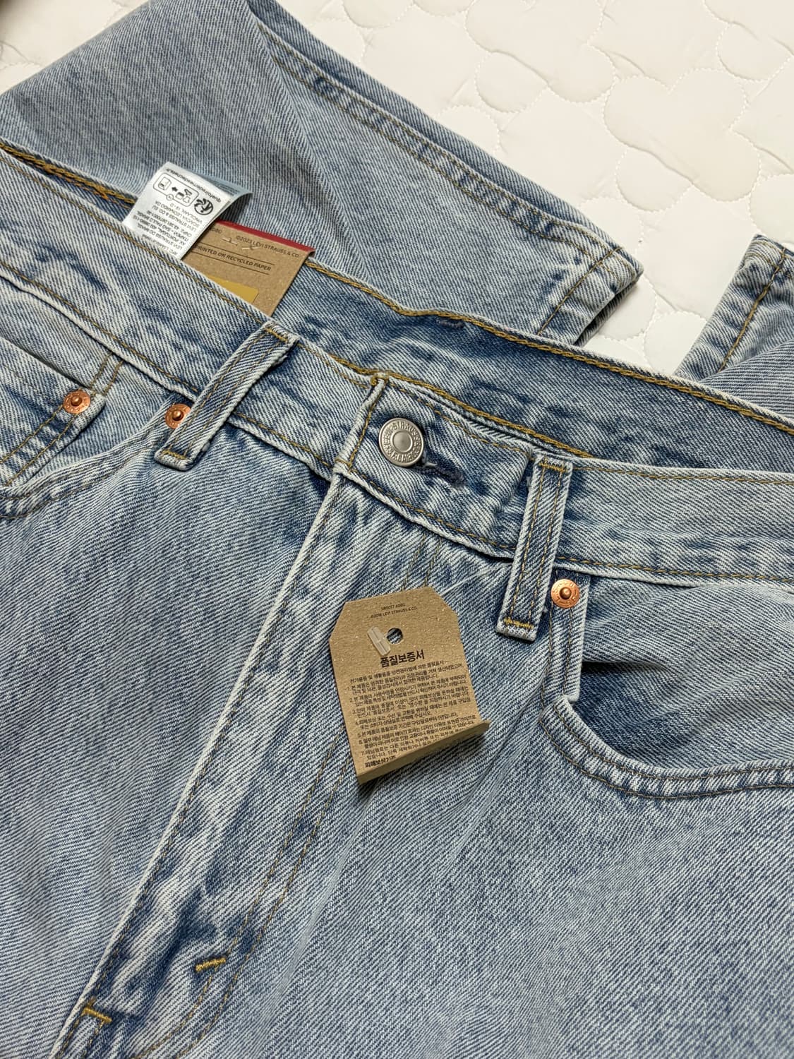 [새상품] 리바이스 578 연청 34x32 상품이미지2