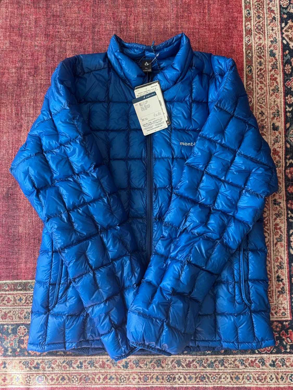 [새상품] 몽벨 플라즈마 1000 다운 자켓 블루 (XL) 상품이미지5