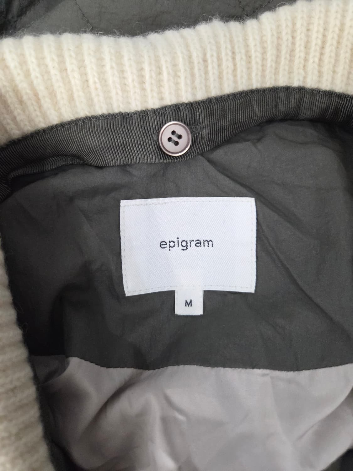 epigram 에피그램 니트 카라 퀼팅 자켓 상품이미지7