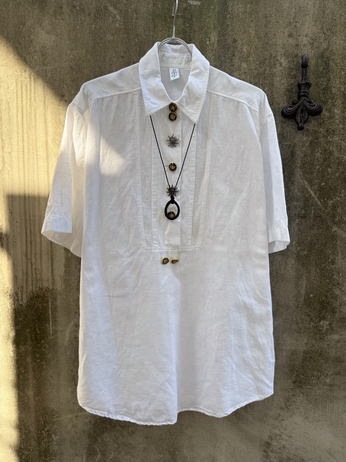 Antique Pendant Linen Shirt 0091 상품이미지5