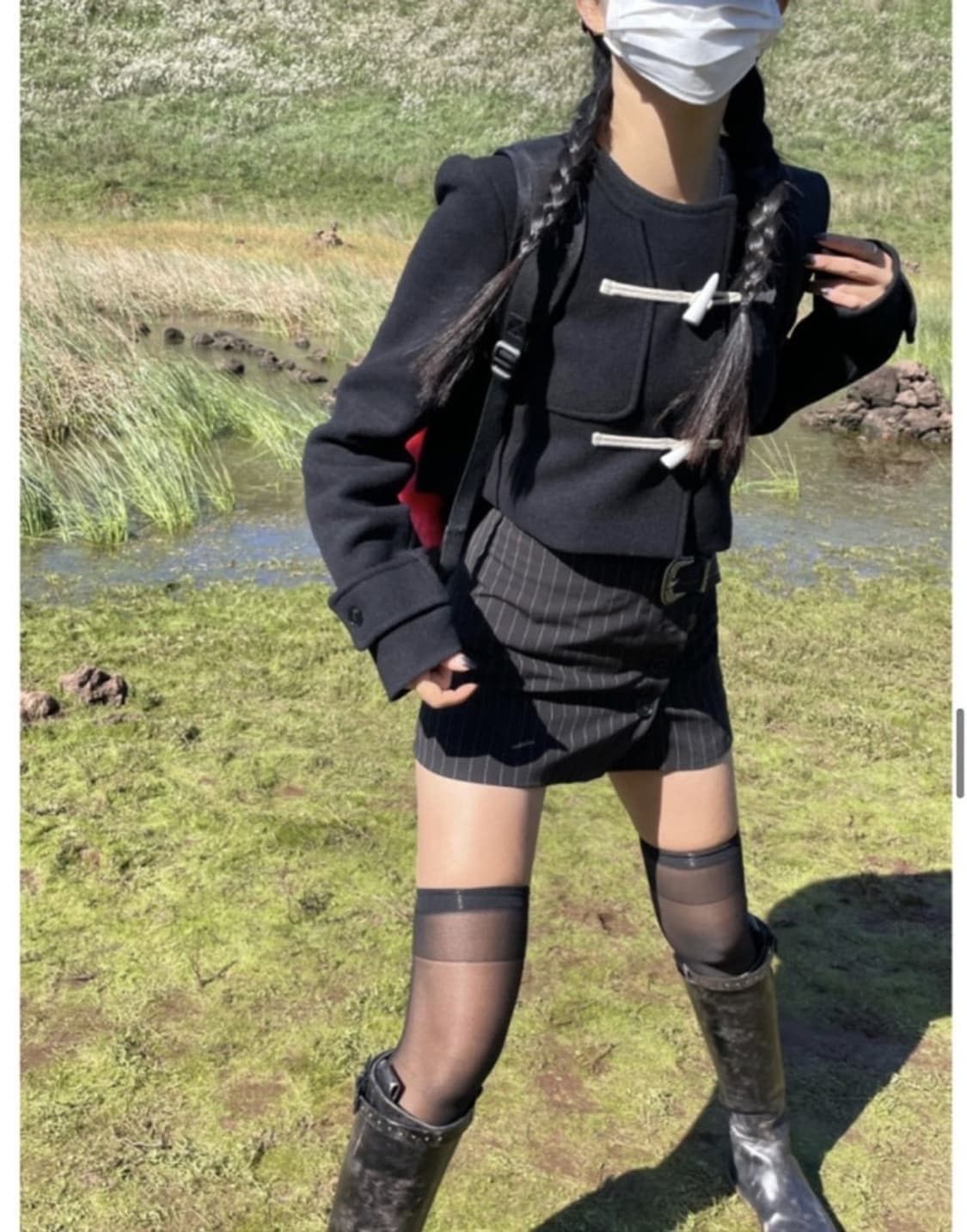 비엔프롬 떡볶이 코트 (손목 자수O) 상품이미지3