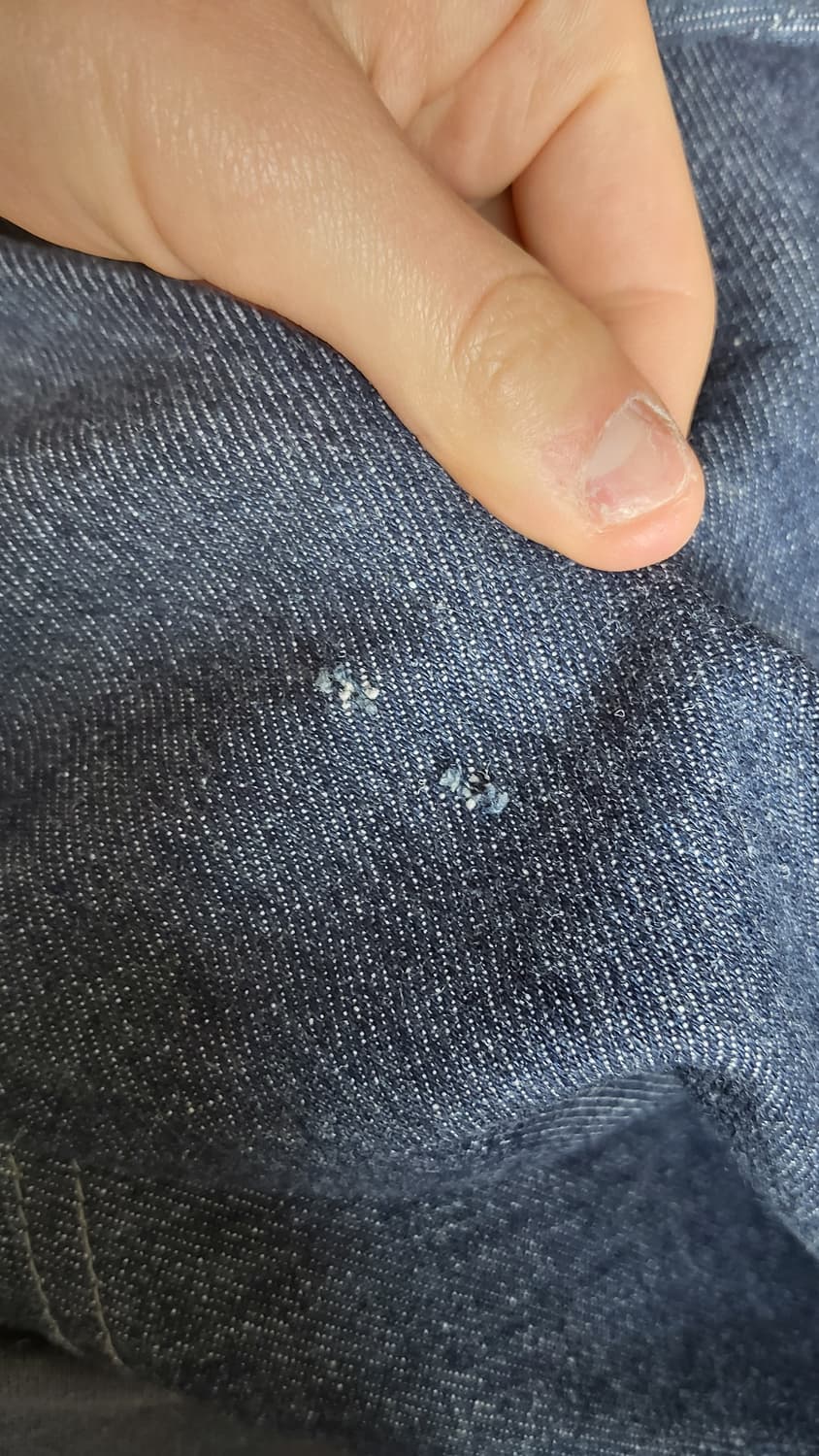 GREEMY 인디고 더블니 카펜터 데님 상품이미지3