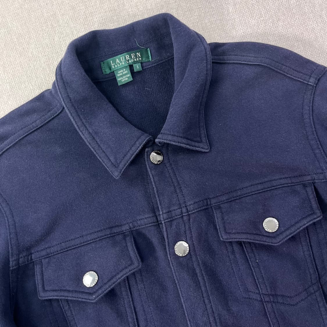 W 95 폴로랄프로렌 코튼 웨스턴 네이비 자켓 상품이미지2