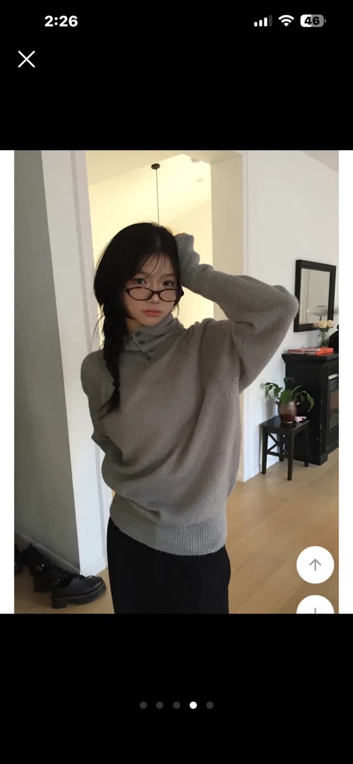 모디무드 모헤어 니트 상품이미지4