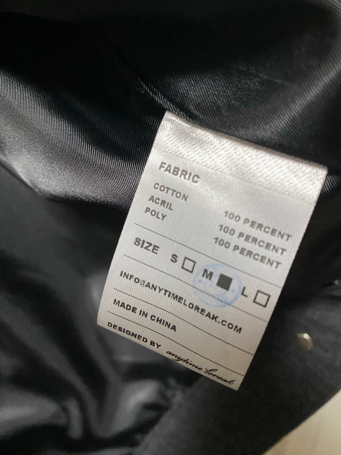 애니타임로릭 믹스 자켓 차콜컬러 상품이미지5