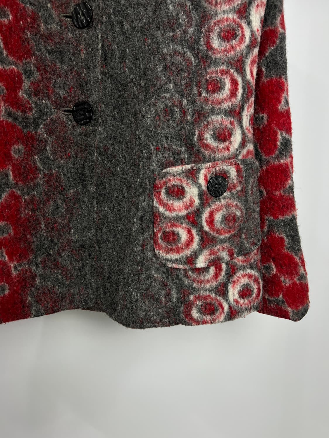 빈티지 패턴 울 자켓 상품이미지4