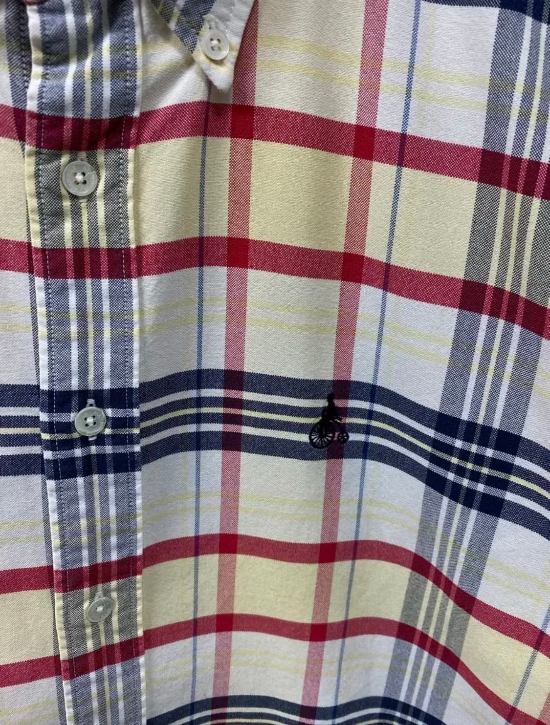 빈폴 체크 남방 95 상품이미지3