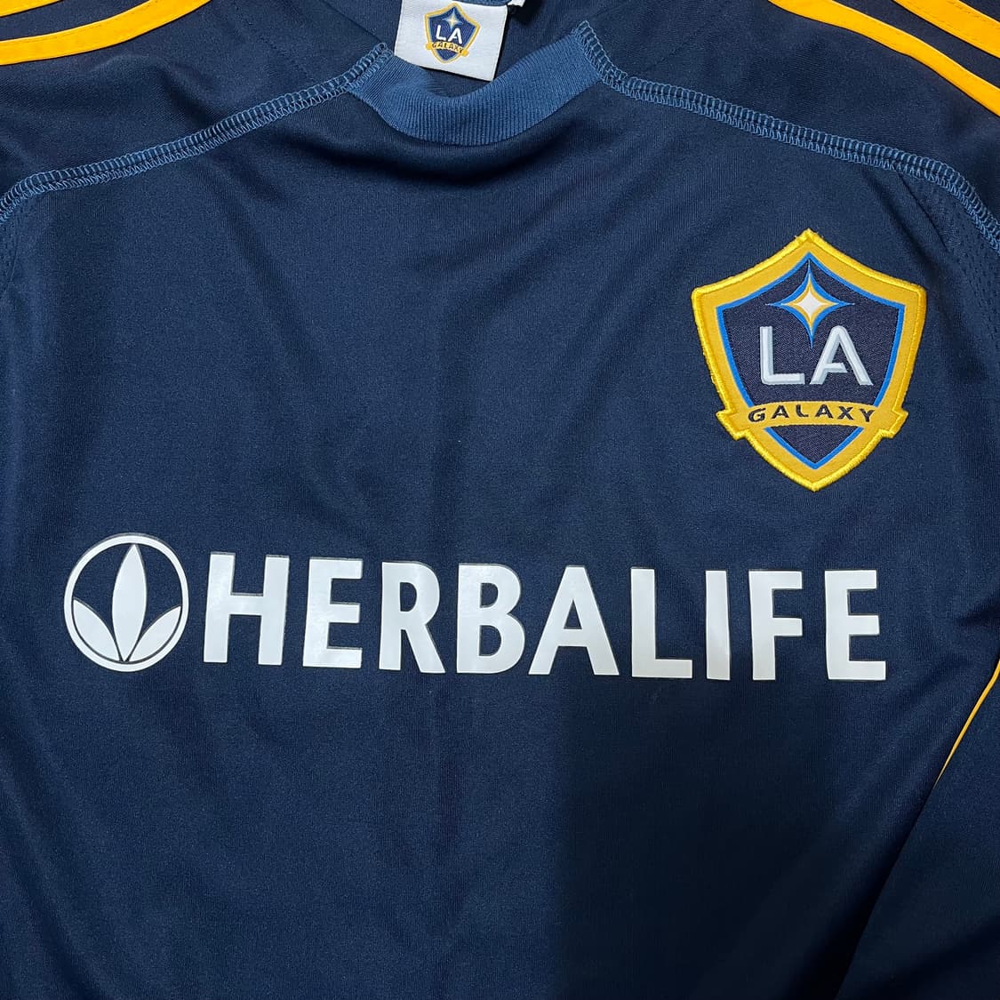 아디다스 LA 갤럭시 허벌라이프 07-08 어웨이 삼선 유니폼L(100 상품이미지5