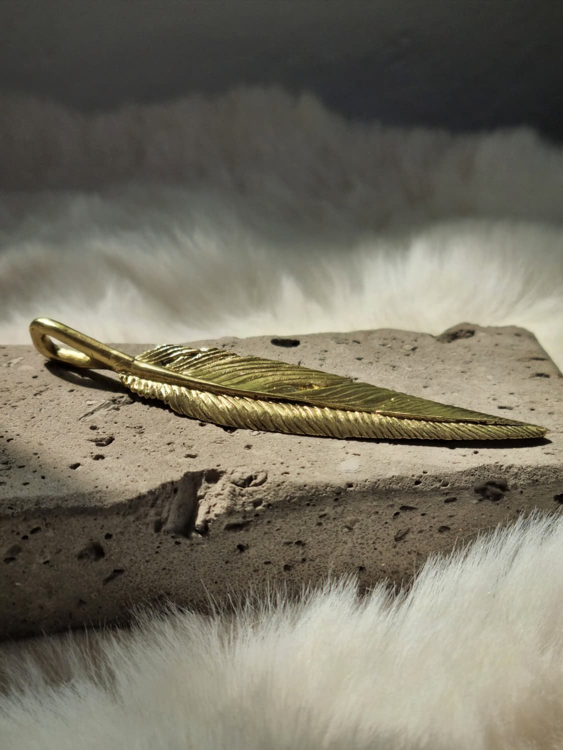 핸드메이드 페더 팬던트 상품이미지1