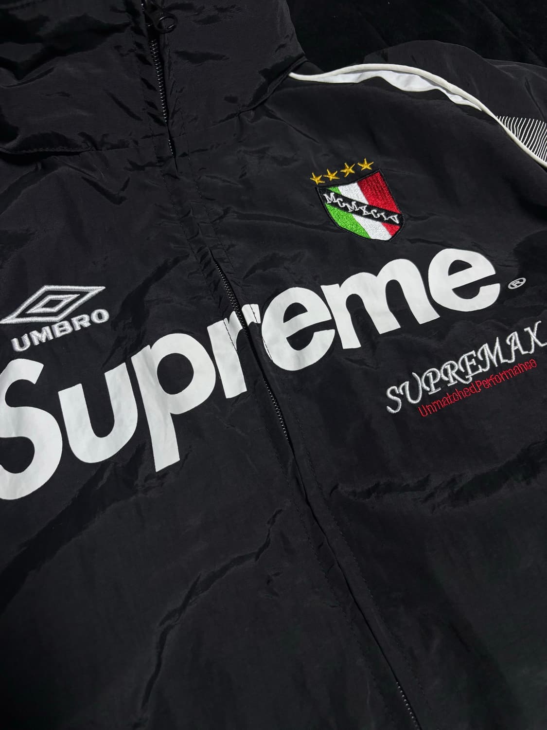 [XL] 22ss 슈프림 엄브로 트랙자켁 블랙 상품이미지2