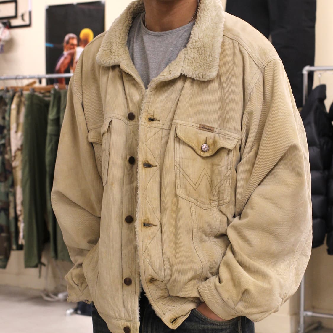 90s 랭글러 쉐르파자켓 상품이미지1