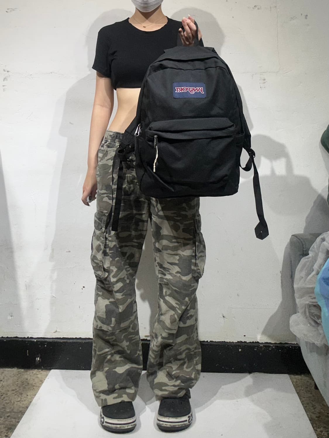 잔스포츠 블랙 백팩 가방 상품이미지2
