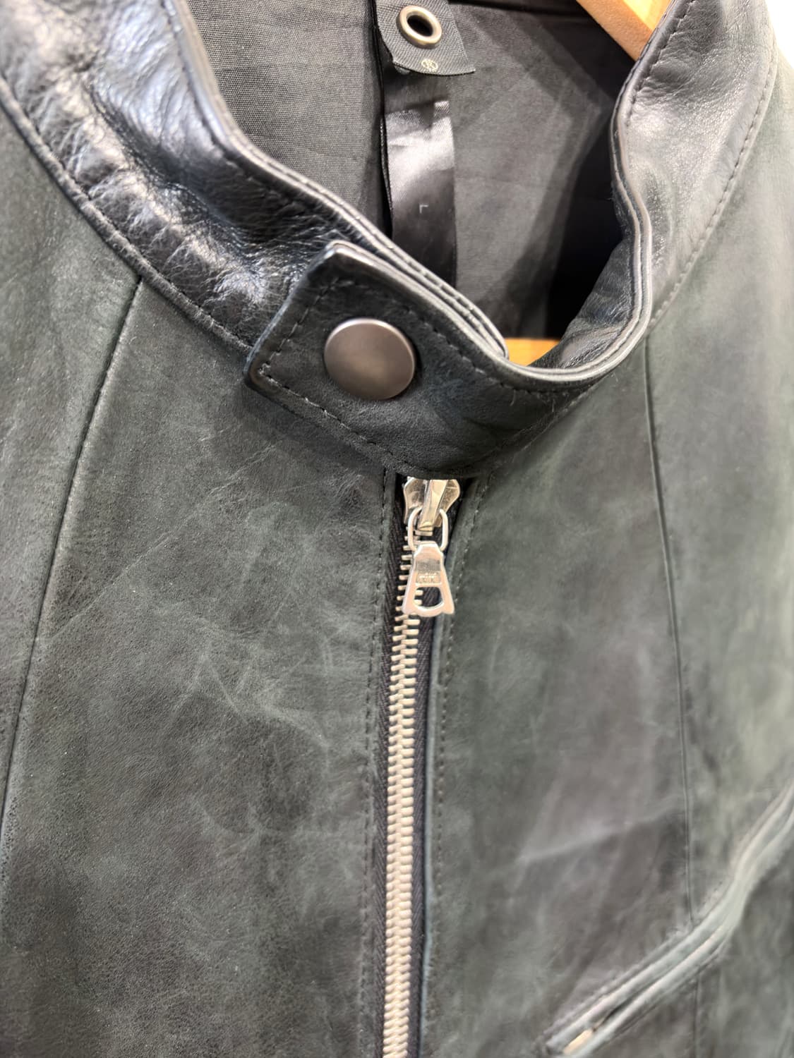 wjk 싱글 라이더 레더 자켓 상품이미지4