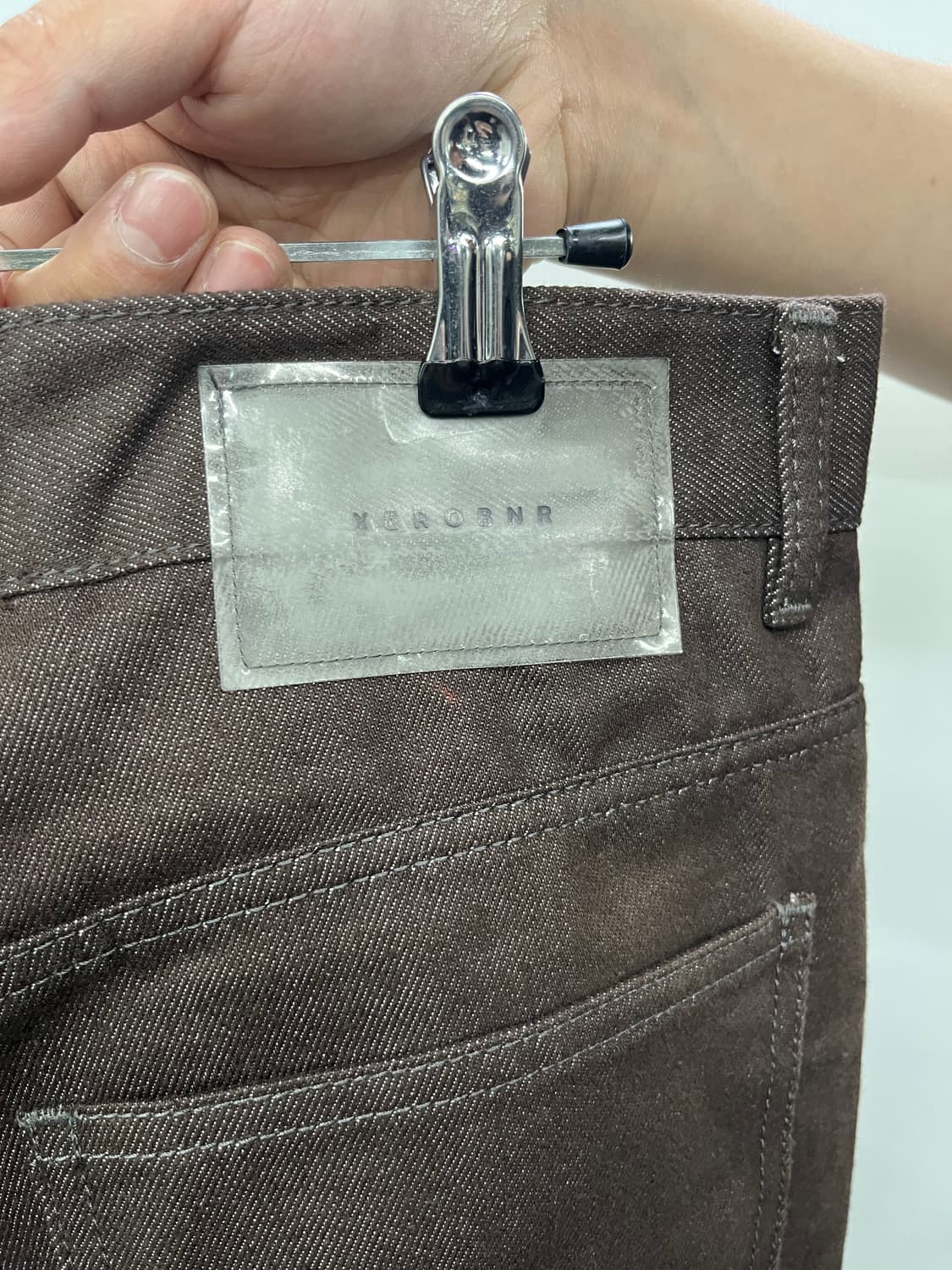 XEROBNR 제로 와이드 팬츠 브라운 L사이즈 상품이미지3