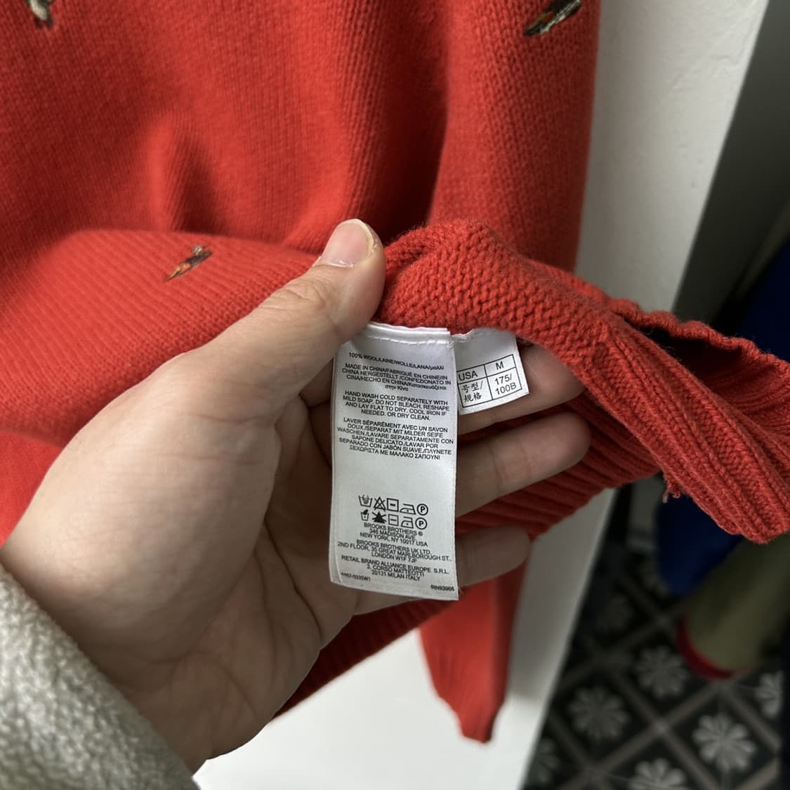 15973 - 브룩스 브라더스 오리 자수 니트 상품이미지4