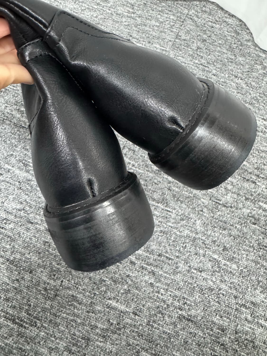 코모레비뮤지엄 리얼 소가죽 부츠 250사이즈 상품이미지5