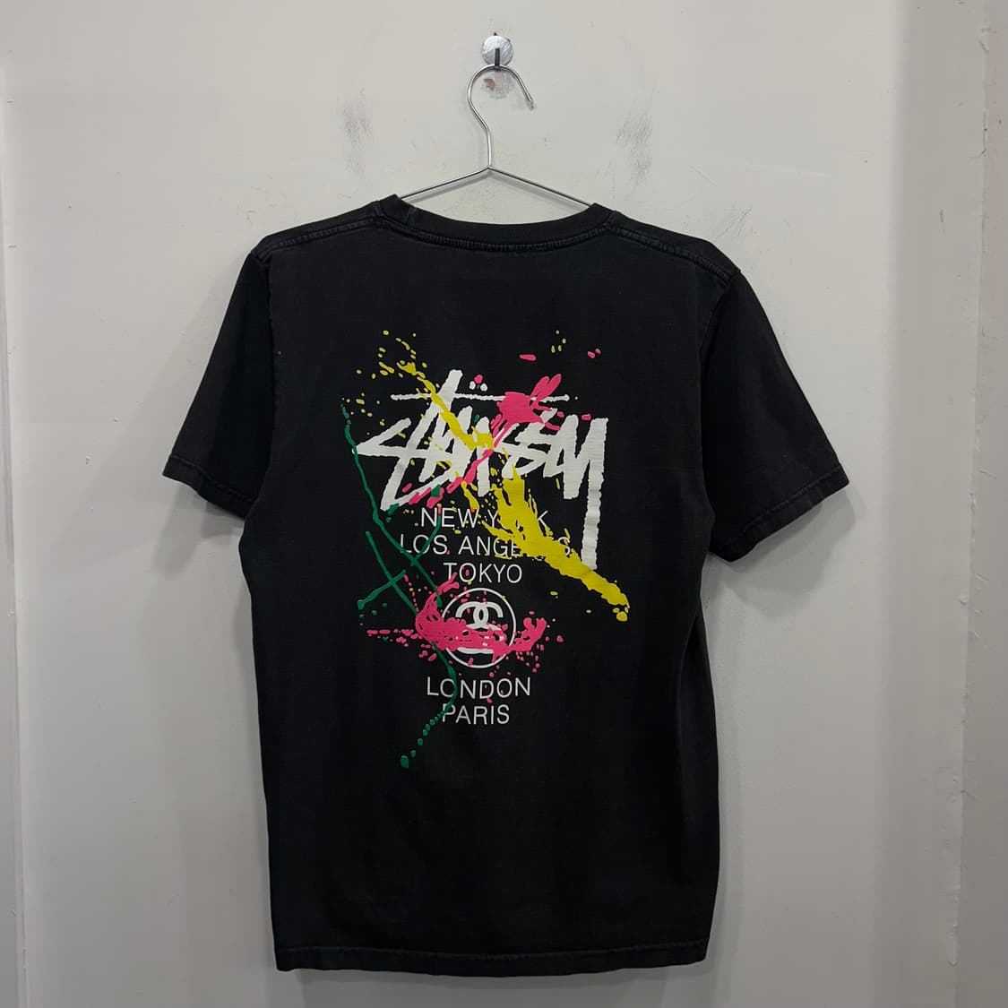 스투시 페인팅 월드투어 코튼 반팔티 상품이미지6