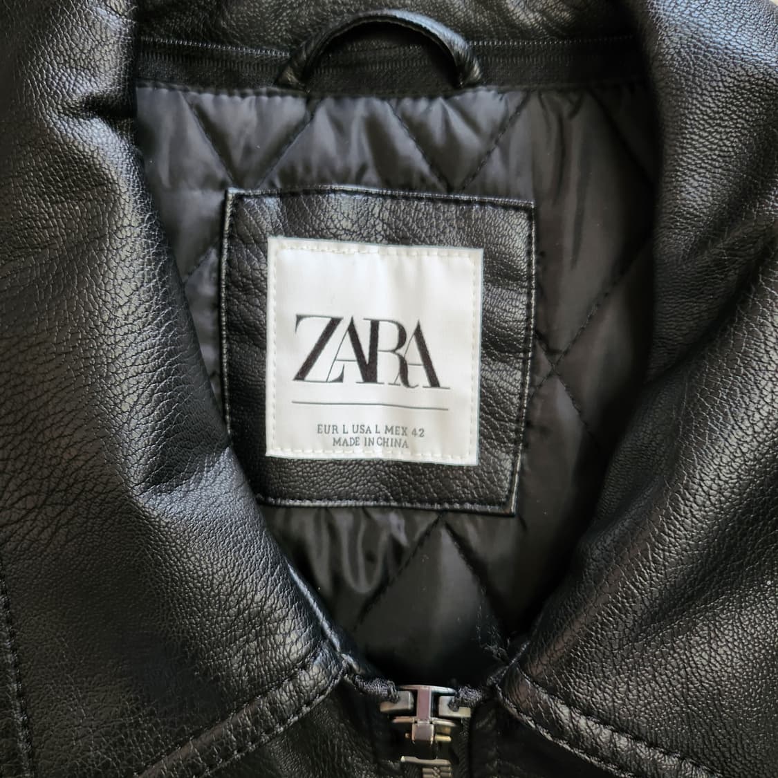 자라 가죽자켓 상품이미지2