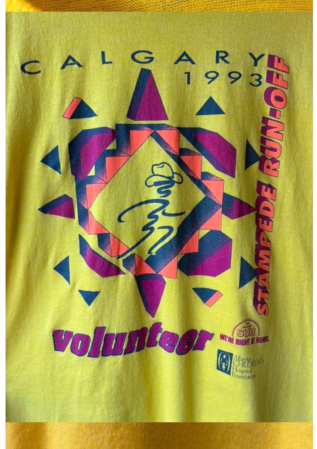 90’s Calgary Stampede 1993 Volunteer T 상품이미지3