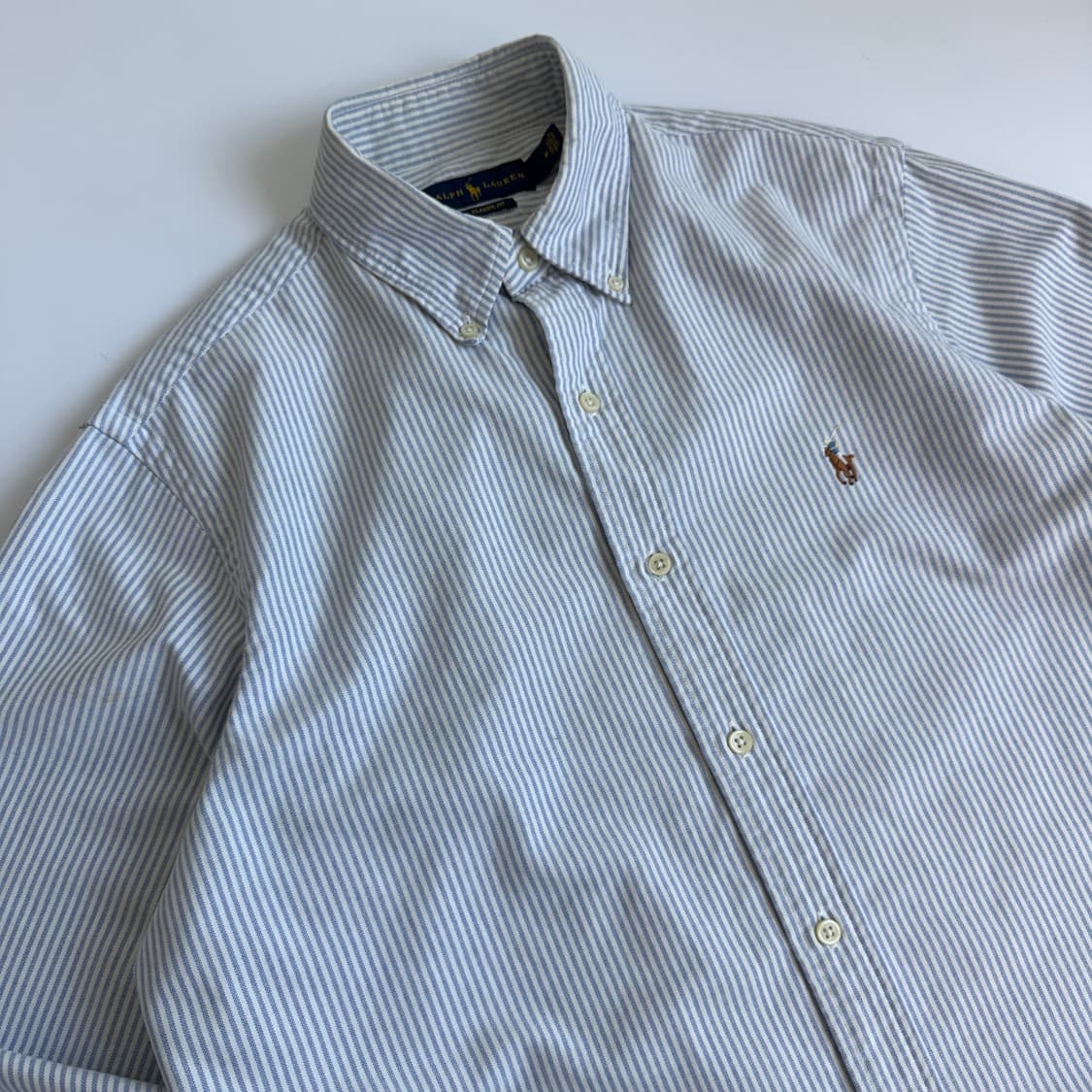 Polo 폴로 랄프로렌 신형 소라 스트라이프 옥스포드 셔츠 상품이미지6