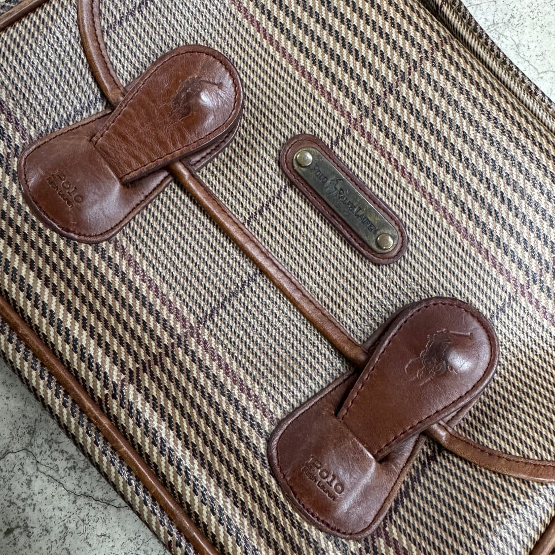 폴로 글렌 체크 크로스백 상품이미지3