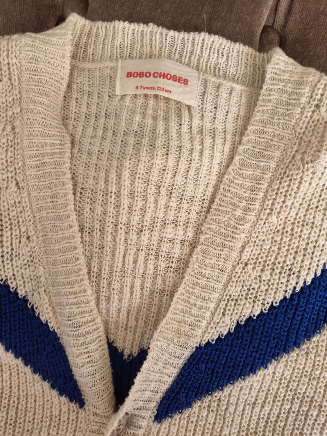 보보쇼츠 키즈 컬러블럭코튼가디건 6-7y(122) 상품이미지6