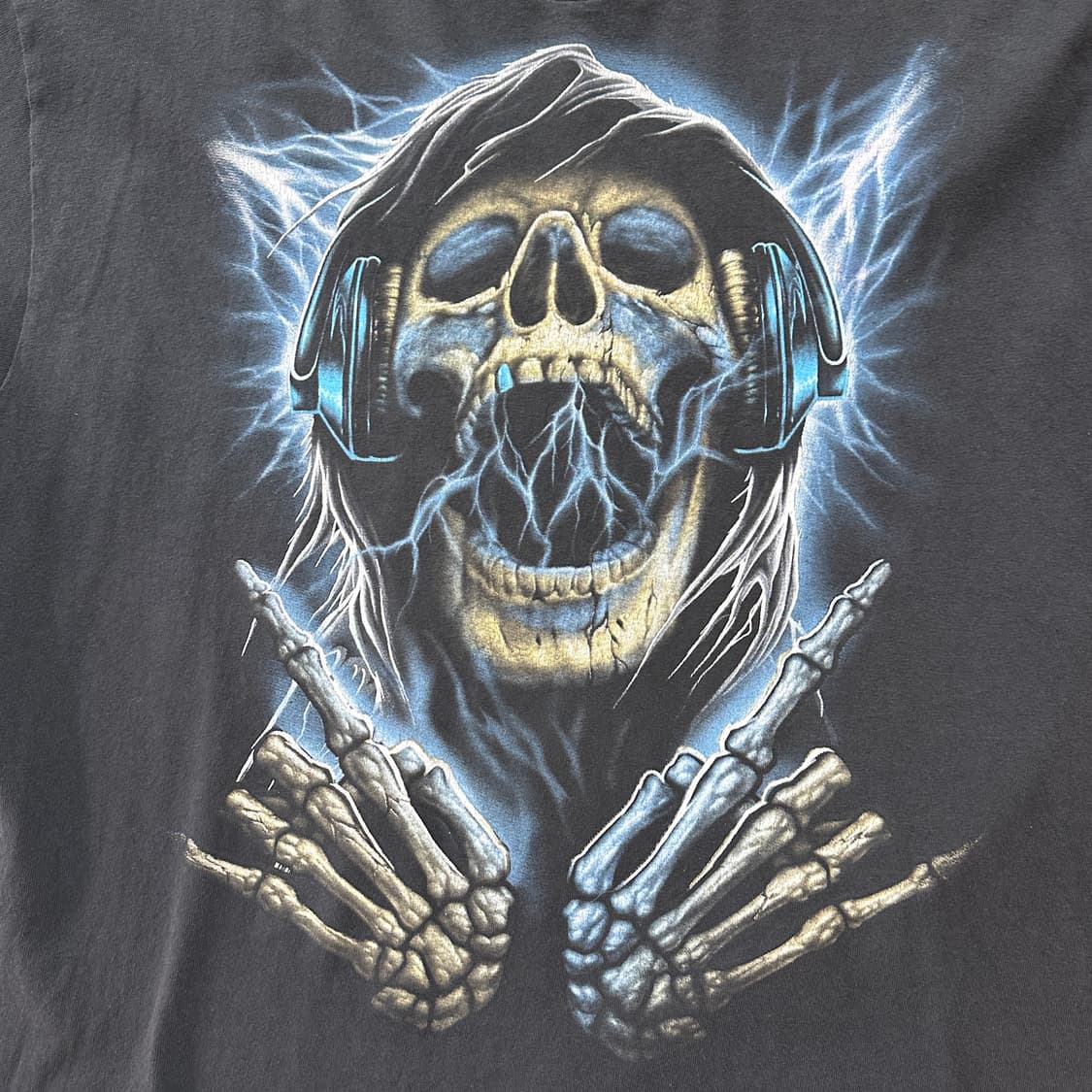그림 리퍼 사신 스컬 티셔츠 XL 상품이미지3