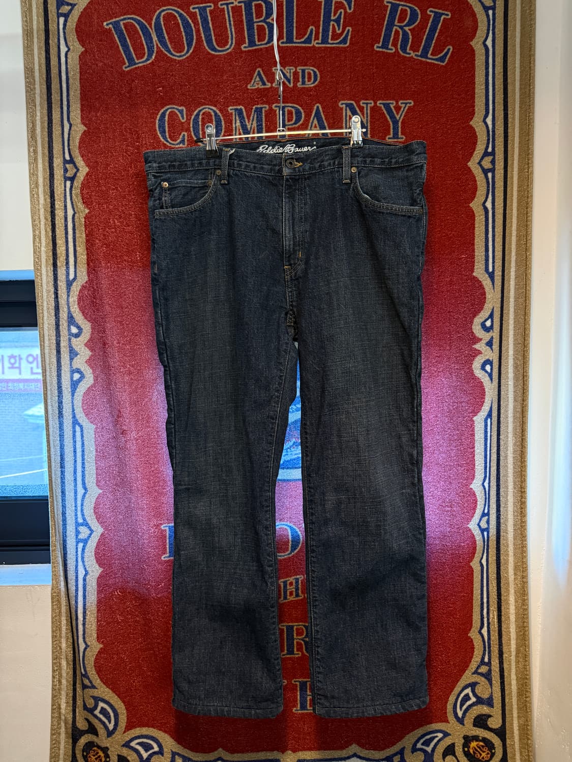 Eddie Bauer 체크 라이닝 데님 팬츠 38 상품이미지3