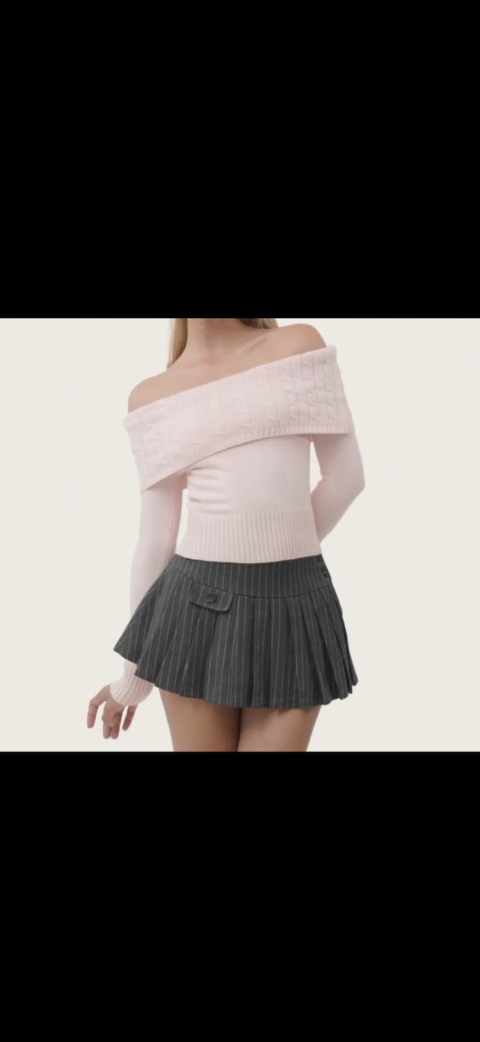 클리시어 컵케이크 오프숄더 니트 (새상품) 상품이미지2