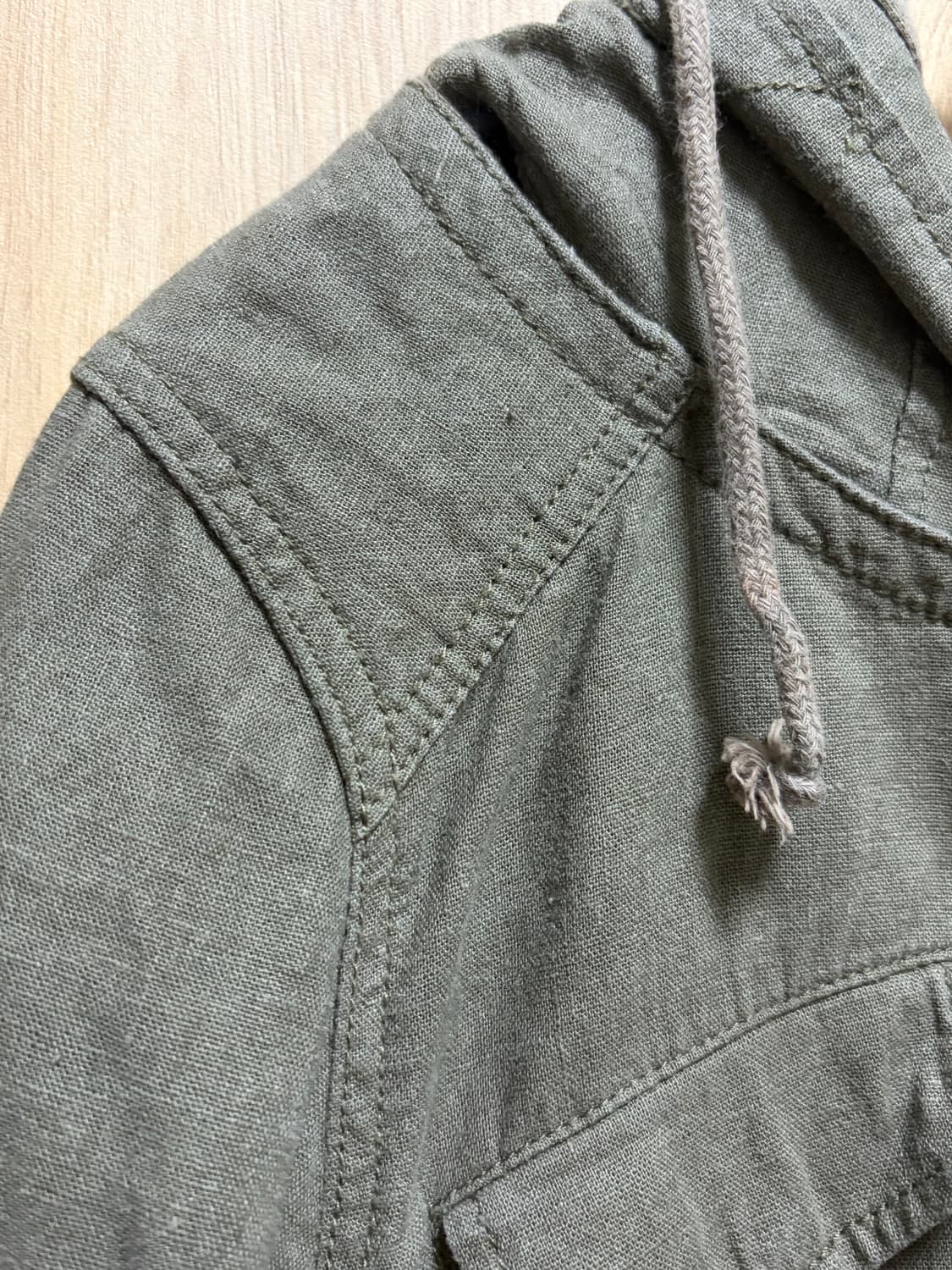 어쓰뮤직 모리걸 후드 야상 하구미 스즈코 상품이미지3