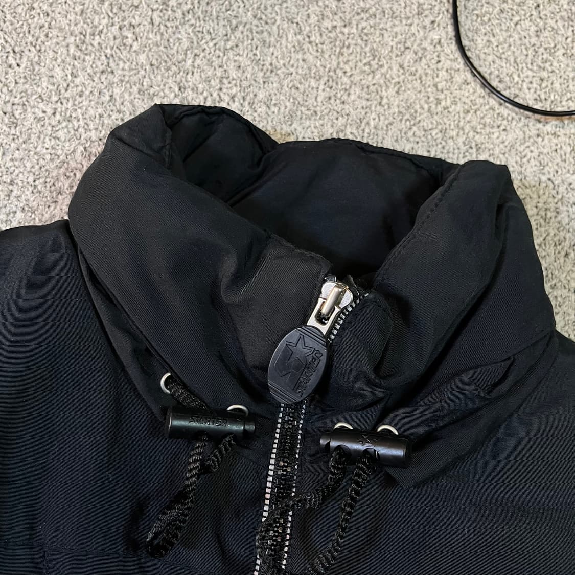 스타터 센터 로고 배색 후드 점퍼 아노락 상품이미지3