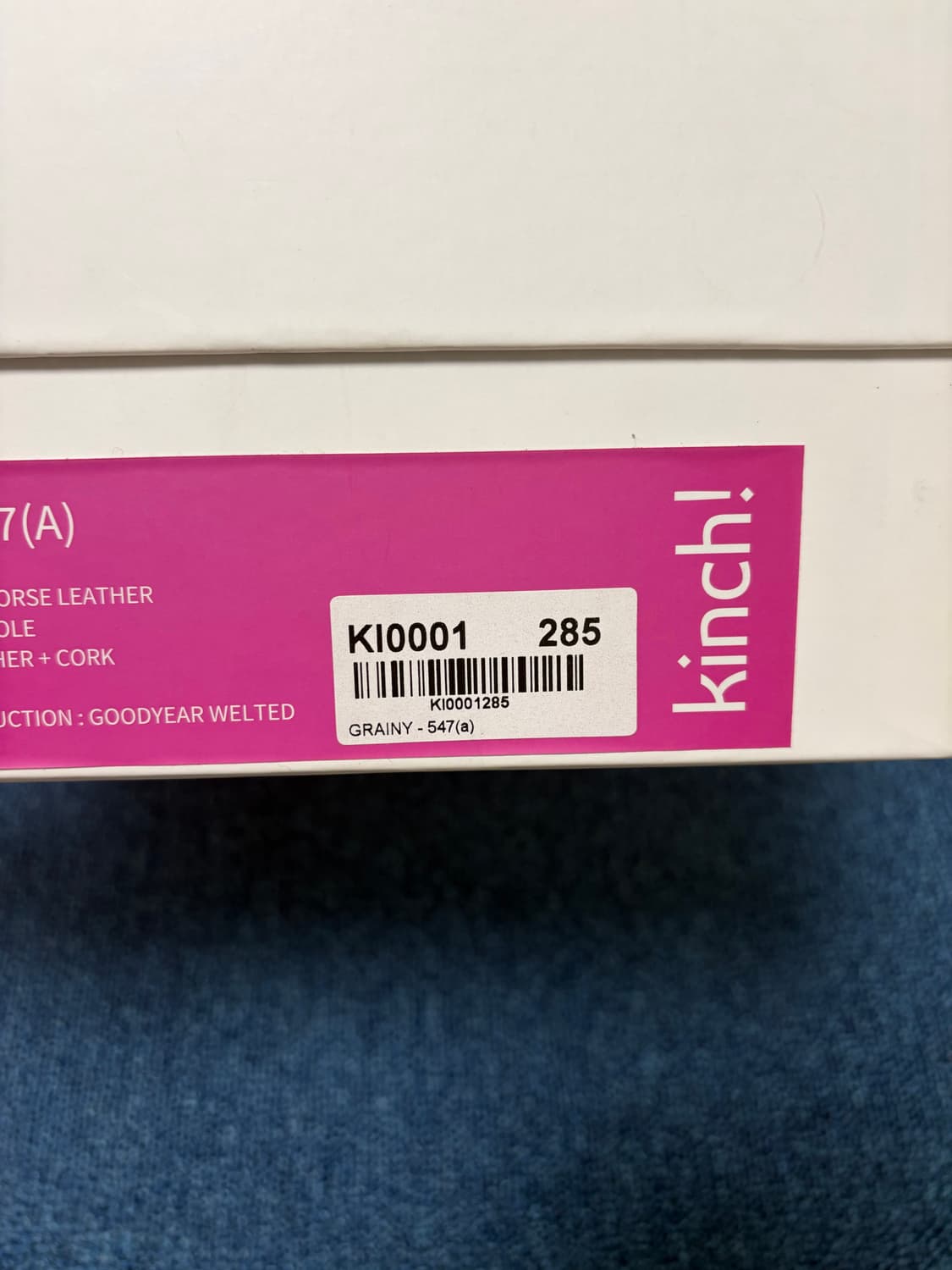 킨치 grainy 547 더비 슈즈 상품이미지2